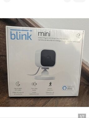 Blink BCM00300U Mini Indoor Plug-in Smart Surveillance Camera New Sealed